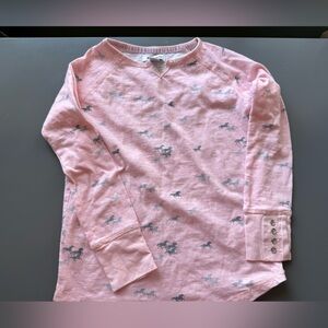 Tractr Pink Shirt with Horse Print